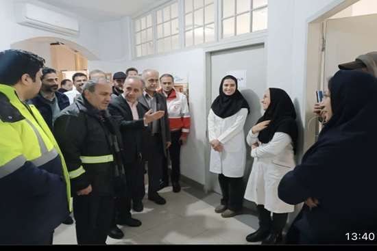 بازدید فرماندار و مدیر شبکه بهداشت و درمان شهرستان فومن از مرکز خدمات جامع سلامت ماسوله
